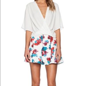 Lovers + Friends Tatum Skirt in Tossed Floral